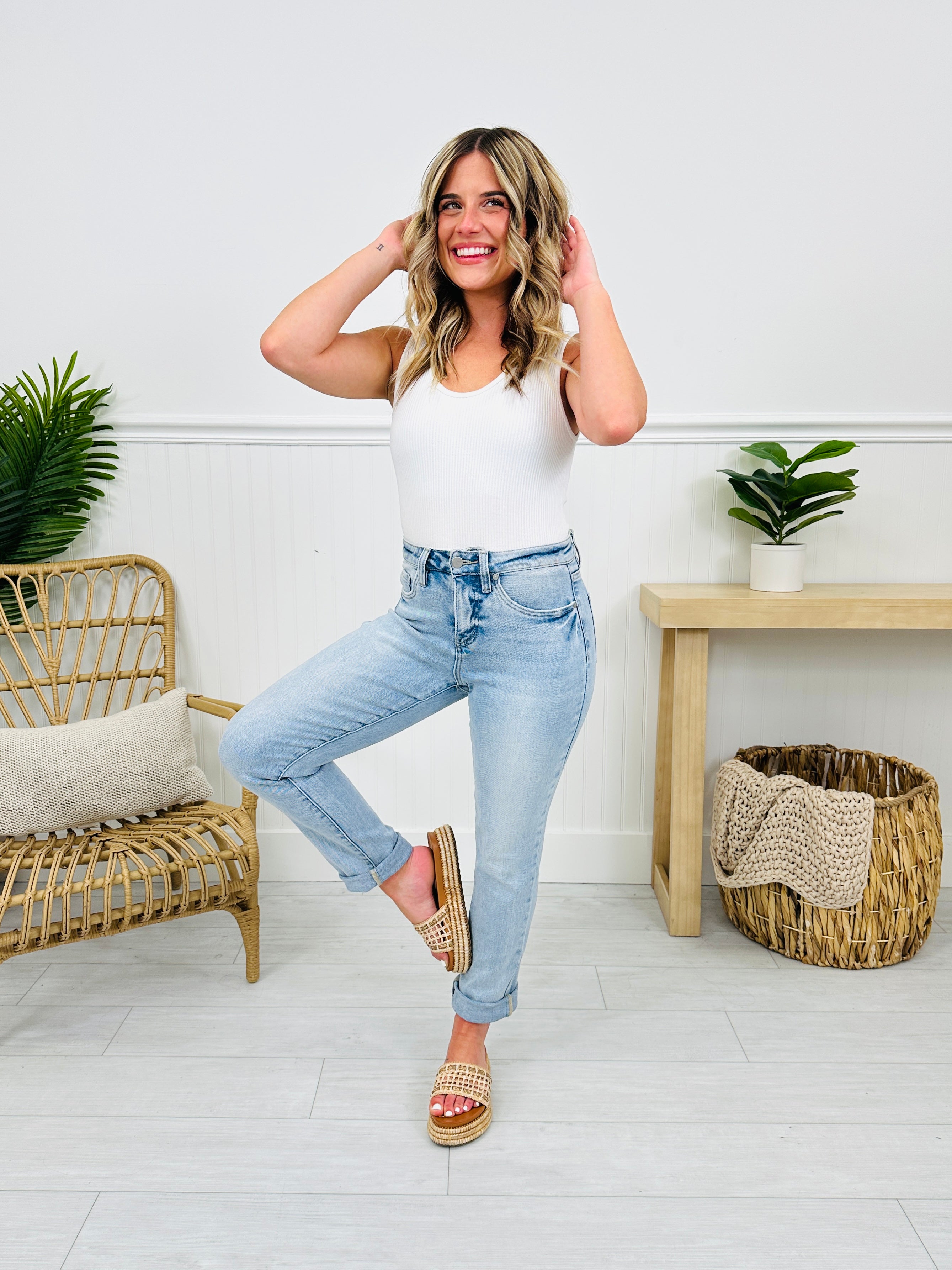 Mom Life MOCO Exclusive Design Mom Jeans With Tummy Control