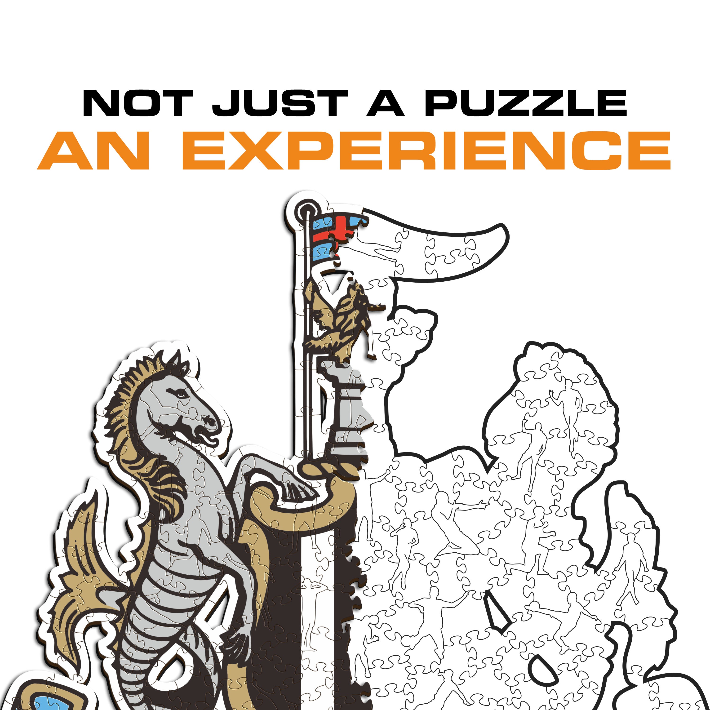 Newcastle United FC® Logo - Wooden Puzzle