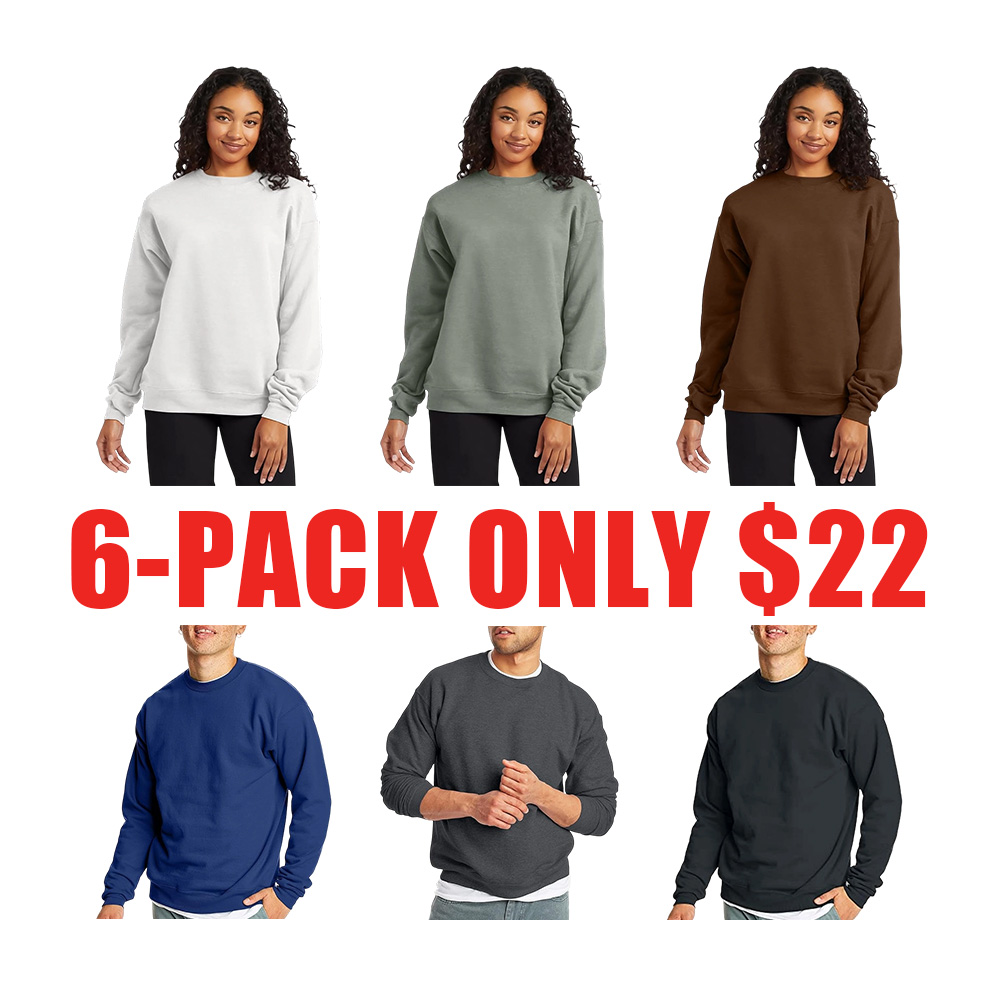 Unisex EcoSmart Fleece Crewneck Sweatshirt