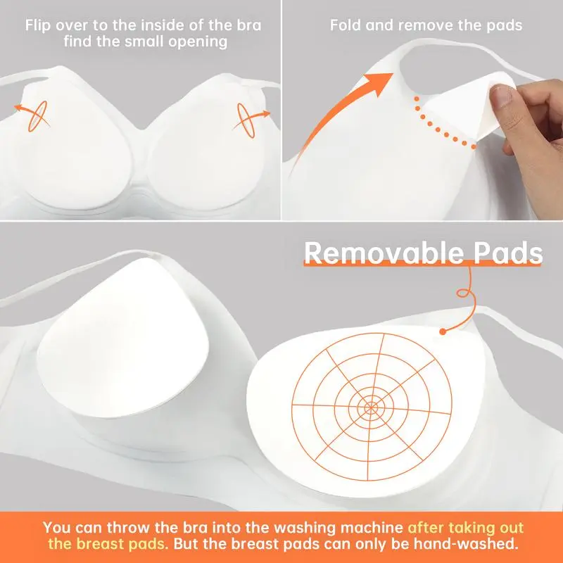 Womens Seamless Bra No Underwire Comfort Push Up Bras