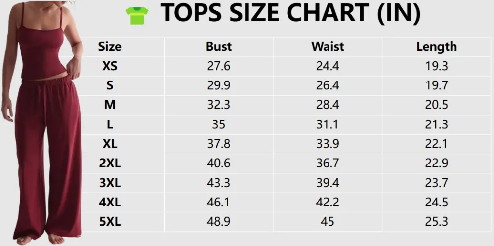 Two-Piece Set Women's Solid Color Cami Top & Pants