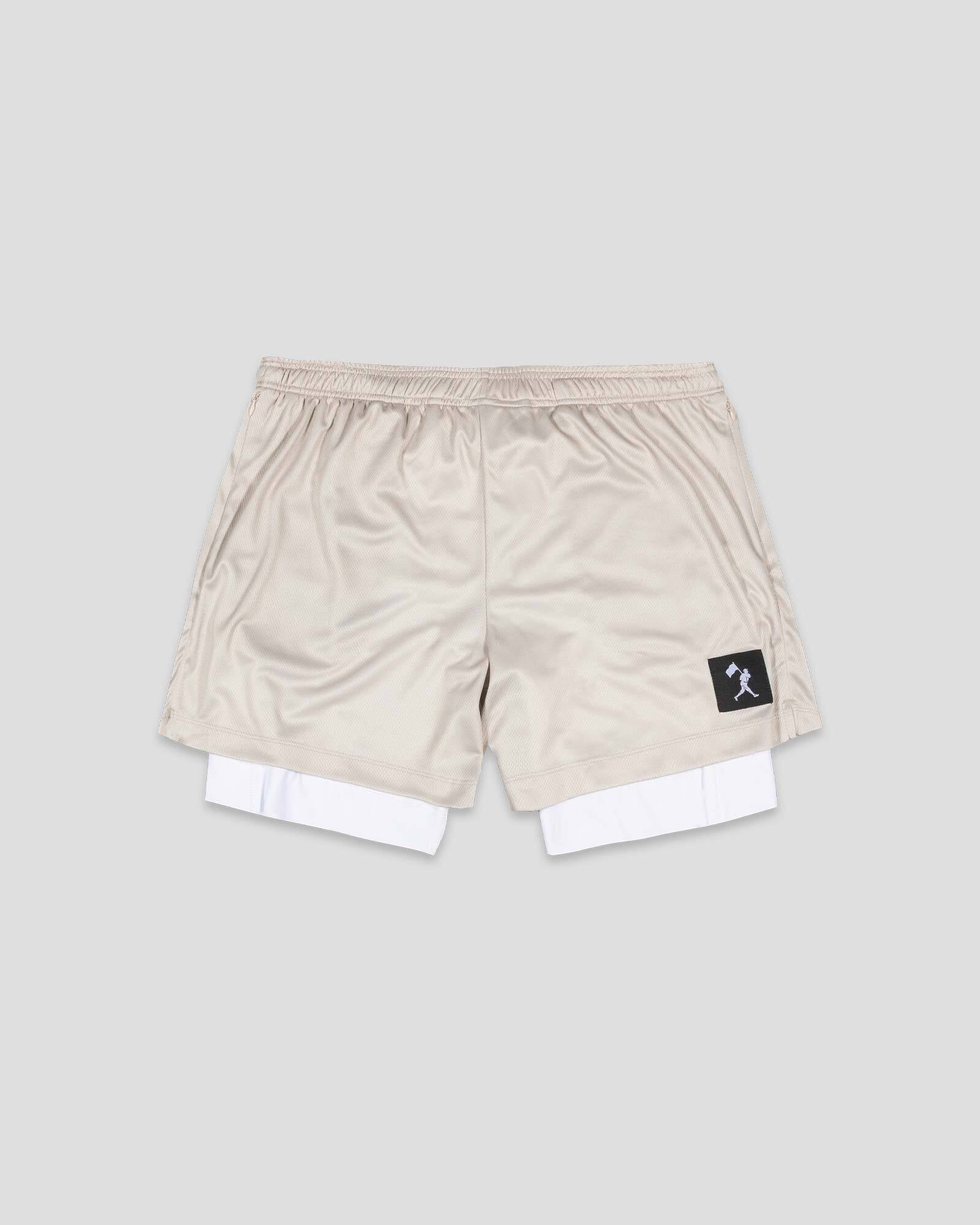 Diamond Air Liner Mesh Training Shorts (Cream) - Youth