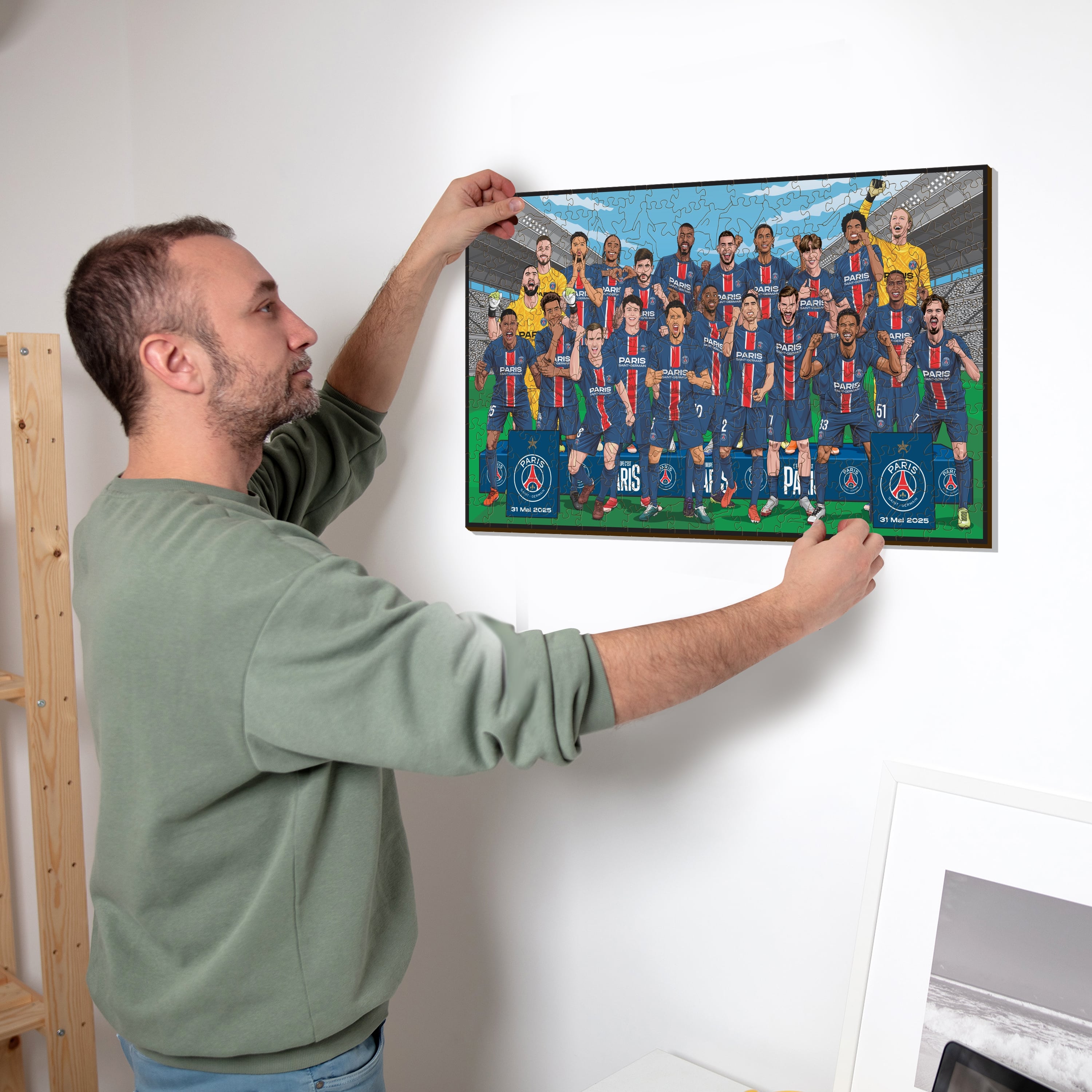 PSG FC® Treble Winners 24/25 - Wooden Puzzle