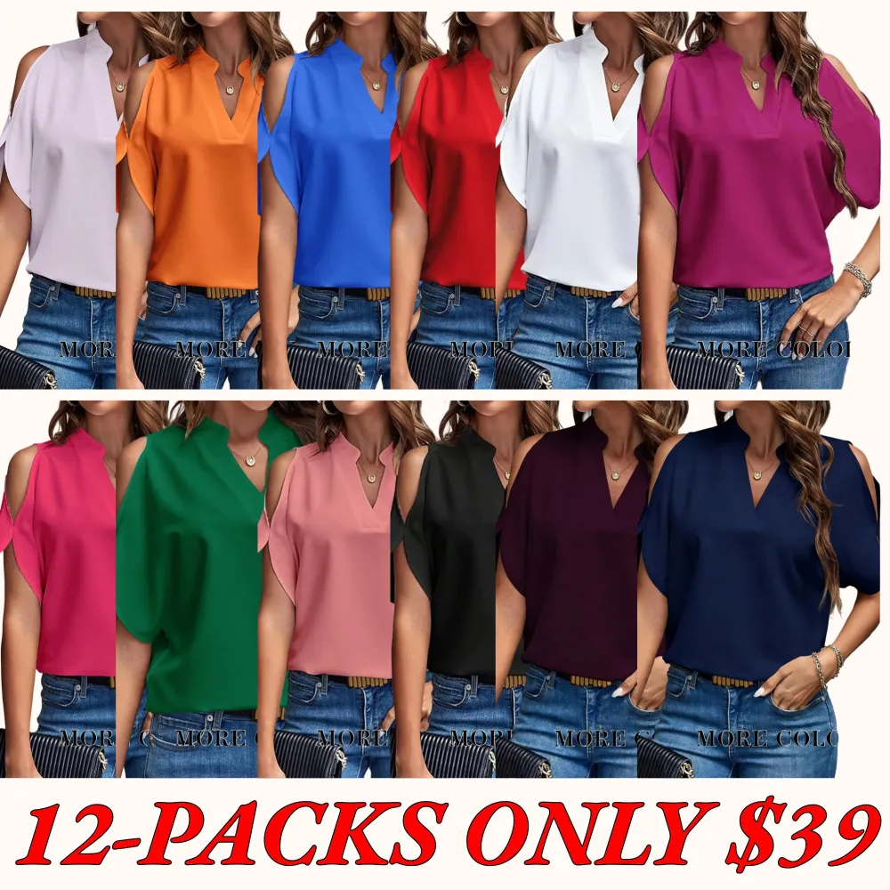 Women's Solid-Color Slim-Fit Casual T-Shirt
