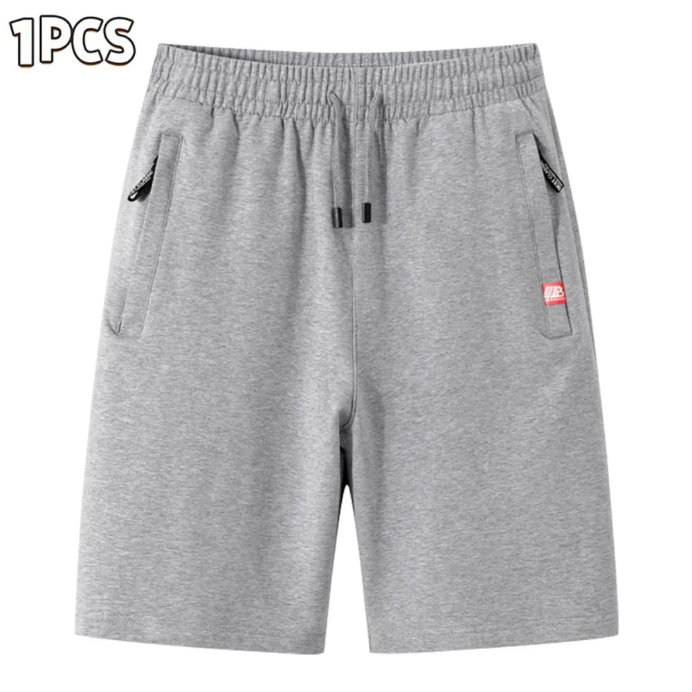 Men’s casual athletic shorts, available in four colors, made from breathable fabric with a zipper design—perfect for summer beach trips, outings
