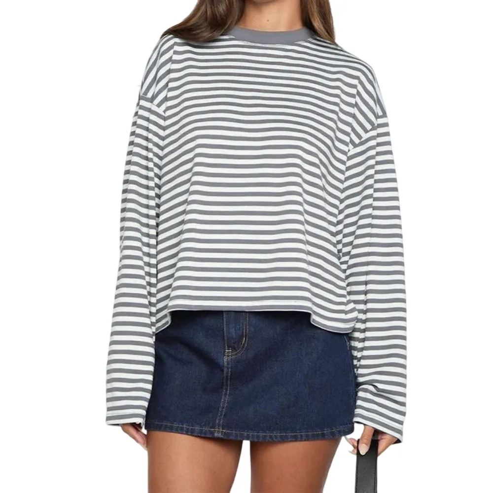 Ladies Fall Casual Striped Top