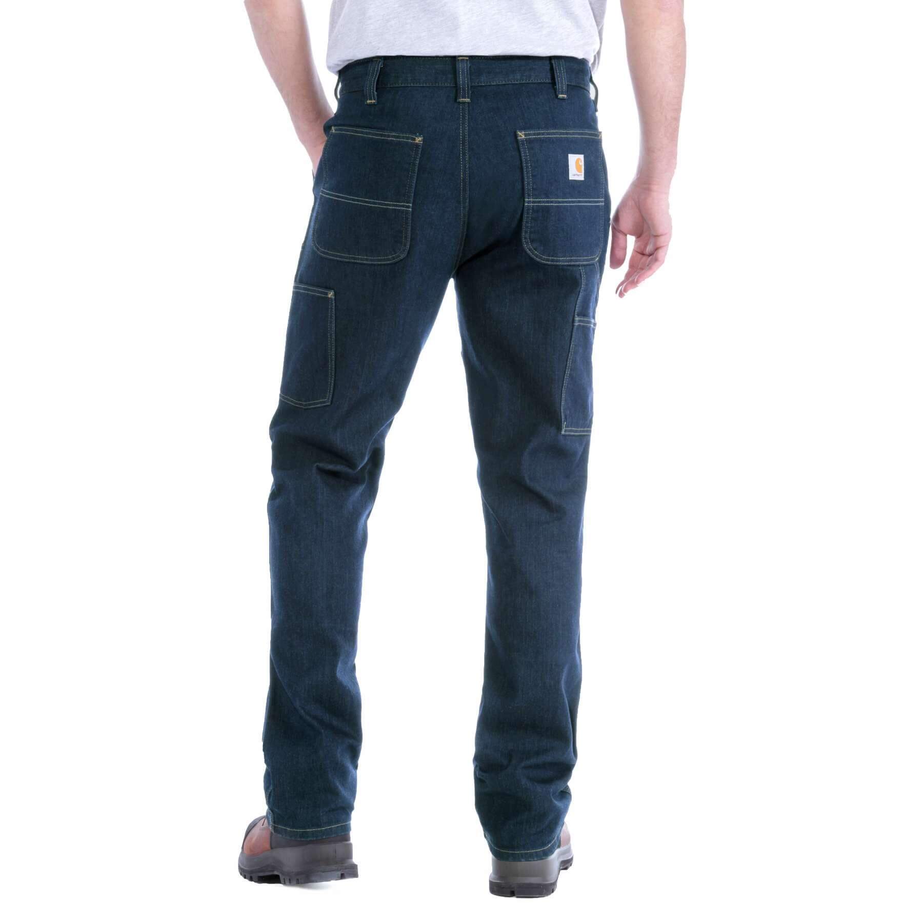 CHT Relaxed Fit Straight Leg Double Front Utility Jeans 103329