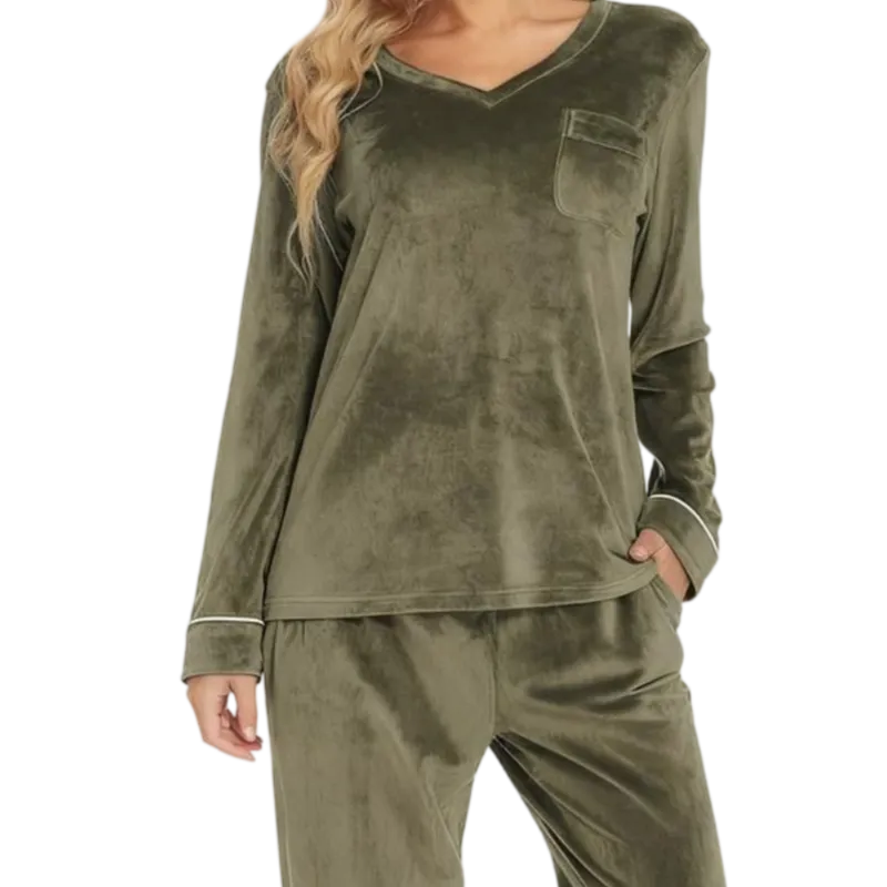 Pajamas Sets Velvet PJs Set