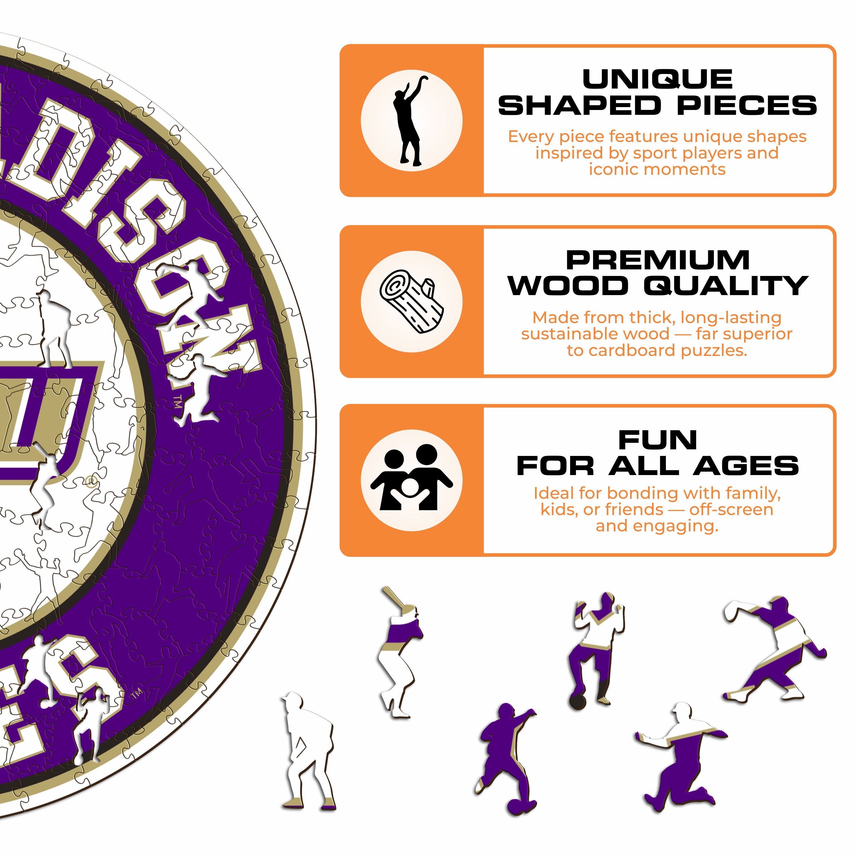 James Madison University - Wooden Puzzle