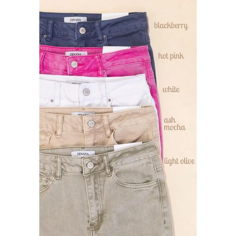 High Waisted Cropped Bootcut Pant