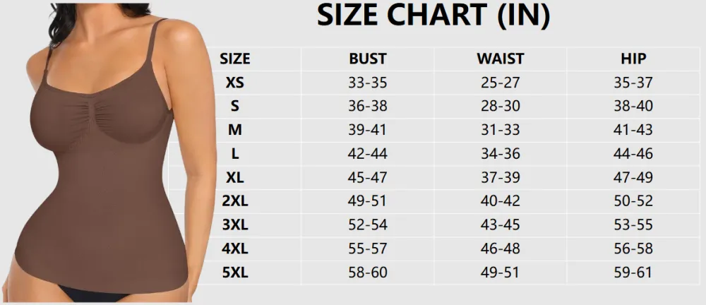 Camisole Tops Womens Shapewear