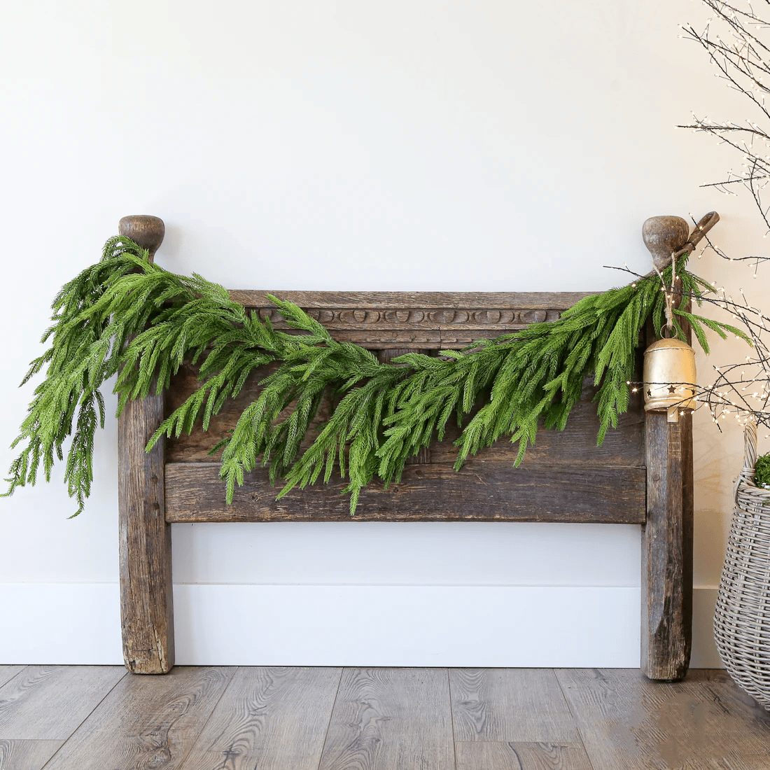 ✨Natural Christmas Greenery - Norfolk Pine Garland🌲