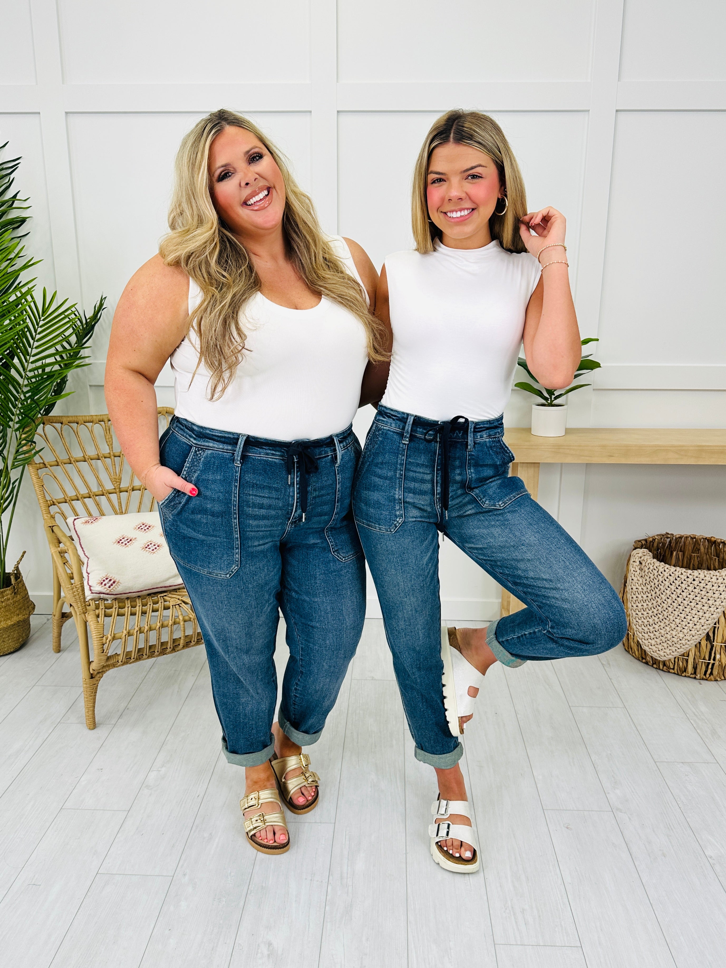 Judy Blue Something About You Denim Joggers