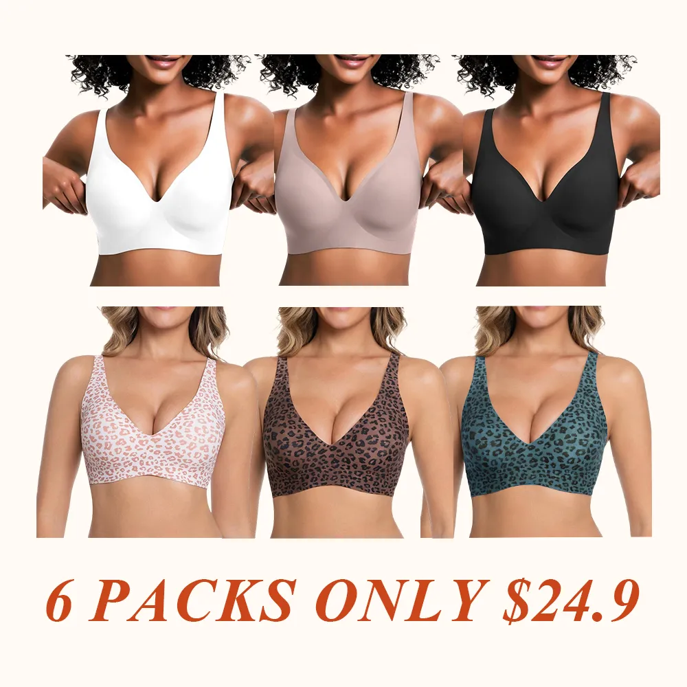 Wireless Womens Comfortable Wireless Bras Push Up Bralettes Seamless Tshirts Bras