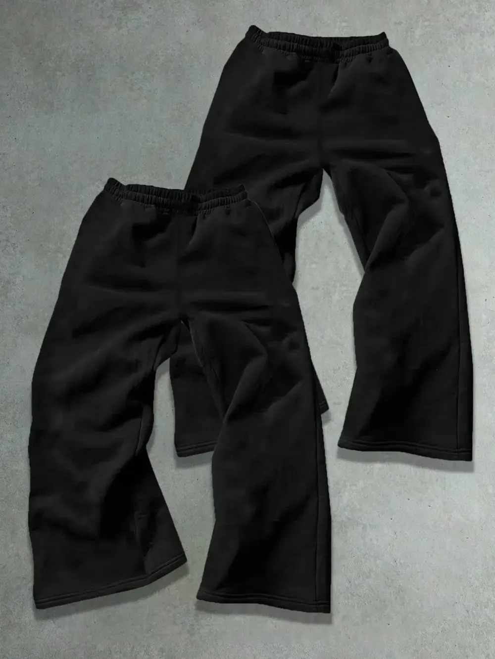 Men's Spring Autumn Classic Flag Print Casual Fitted Pants Set, Drawstring Waist Athleisure Straight Leg Long Trousers