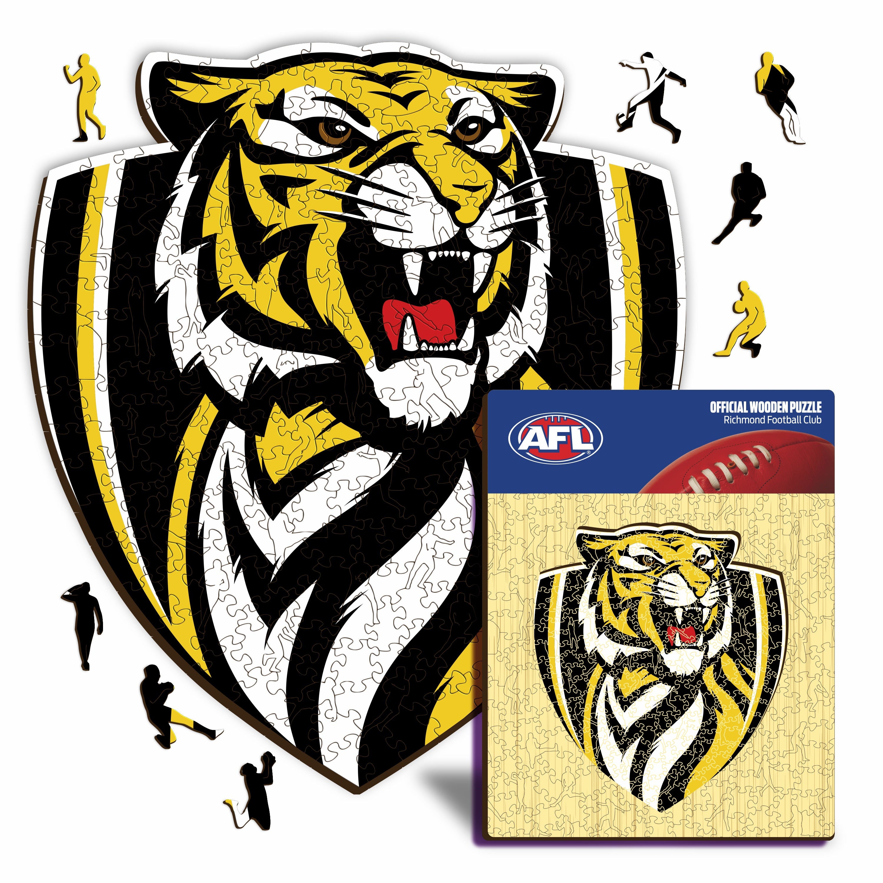 Richmond FC Logo - Wooden Puzzle