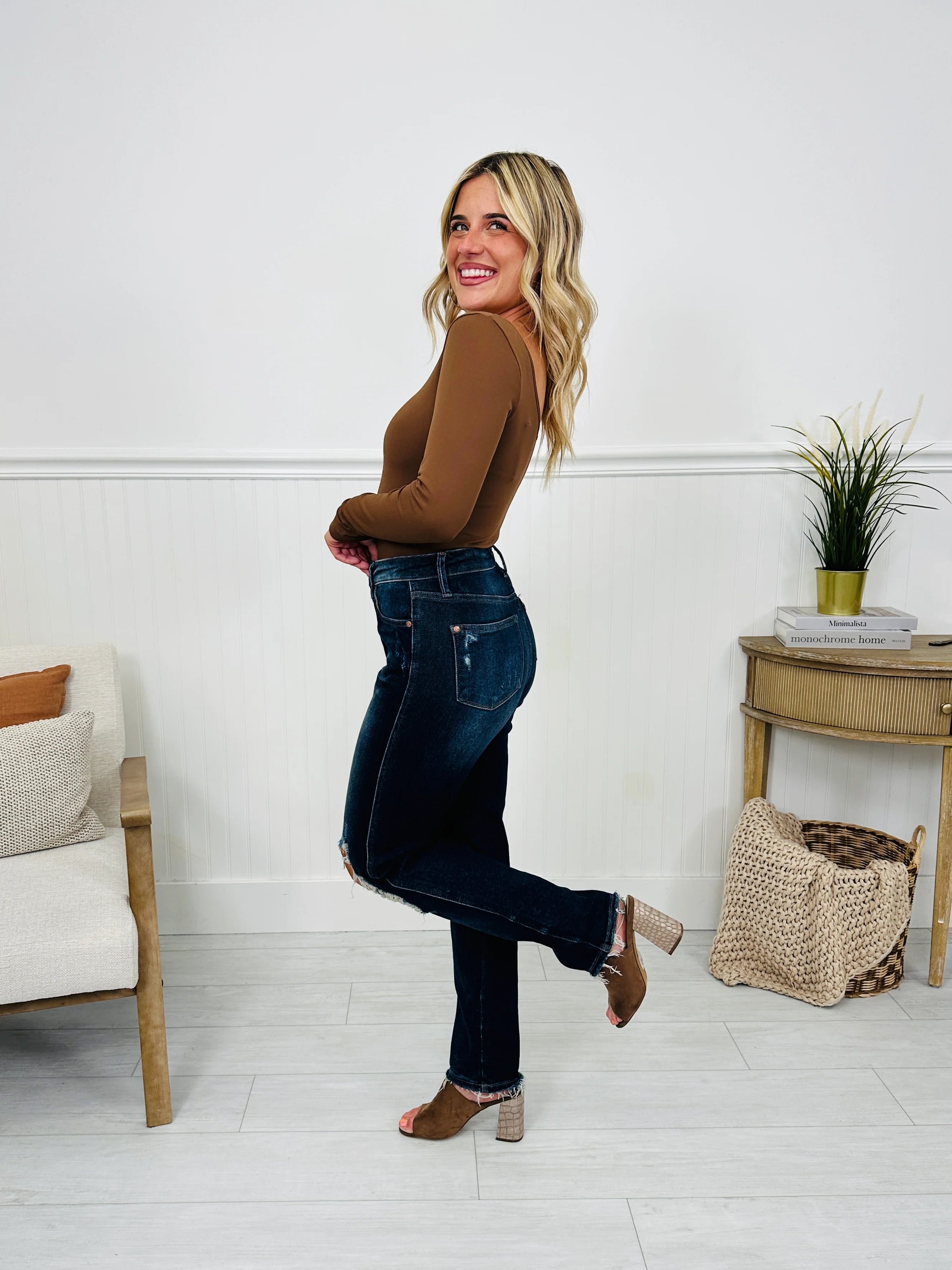 Judy Blue On Top Of The Trend Straight Jeans