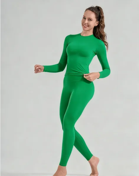 Women's High-Waisted 25‘’ Inseam Sporty Leggings Set