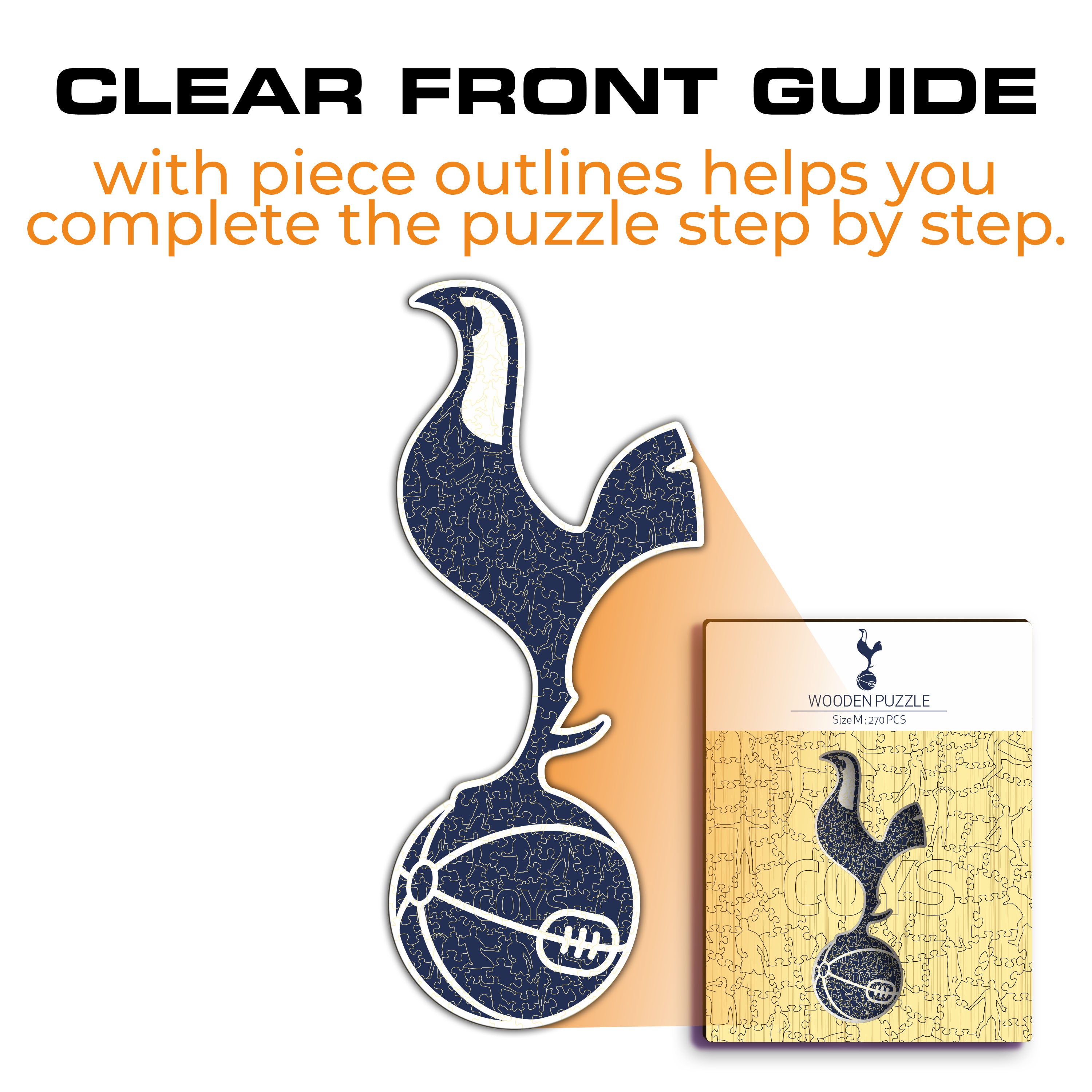 Tottenham Hotspur FC® Logo - Wooden Puzzle