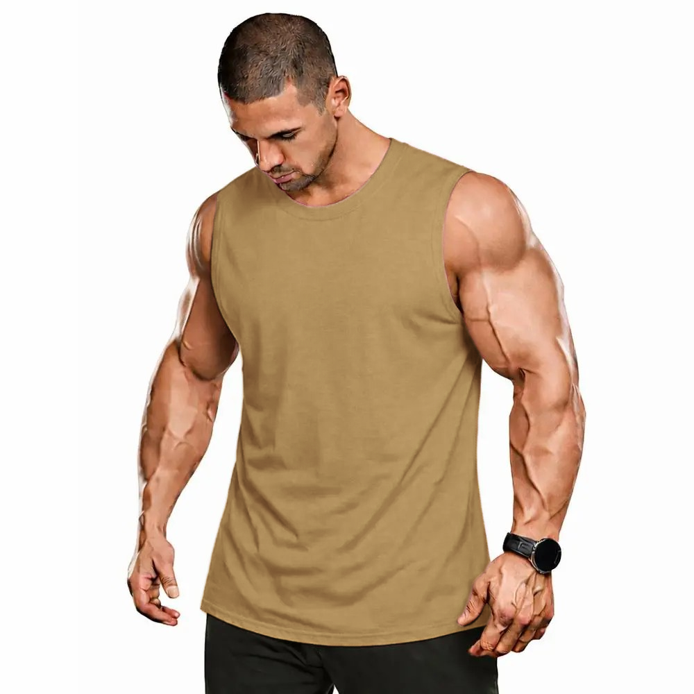 Unisex Cotton Sleeveless Tank Top – Relaxed Fit Summer Essential