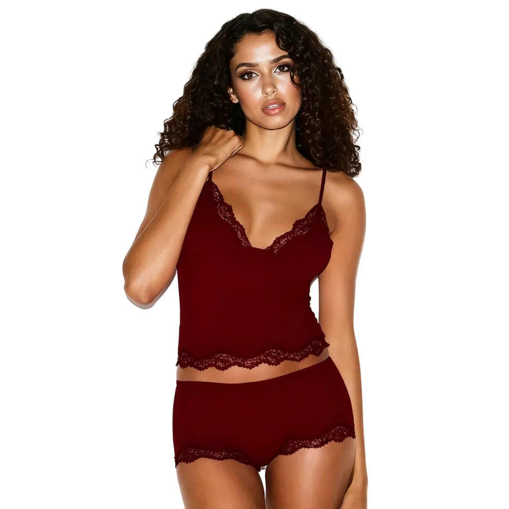 Women's Sexy Lace Wirefree Breathable Bralette & Panties Set