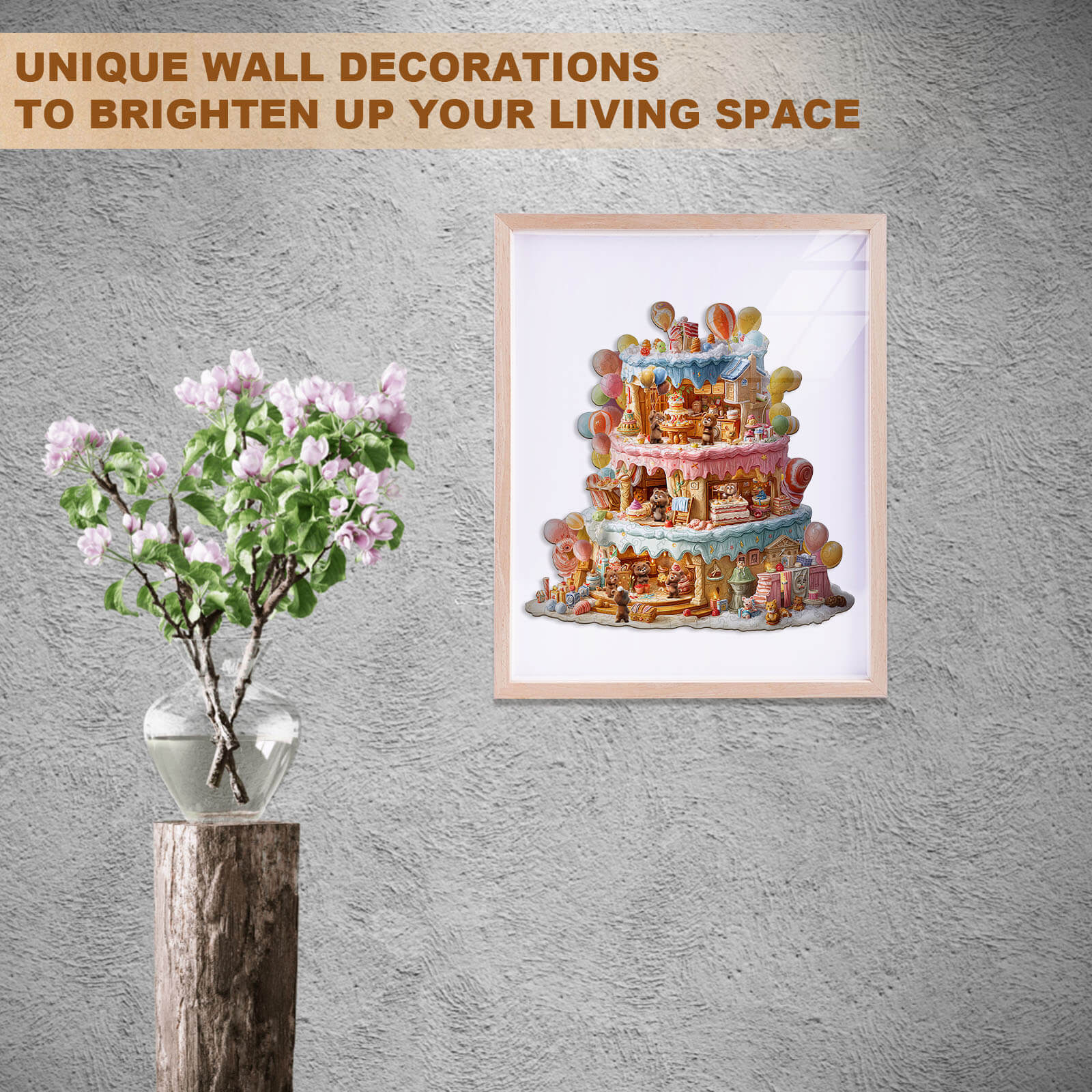 Bear's House - Birthday Wooden Jigsaw Puzzle