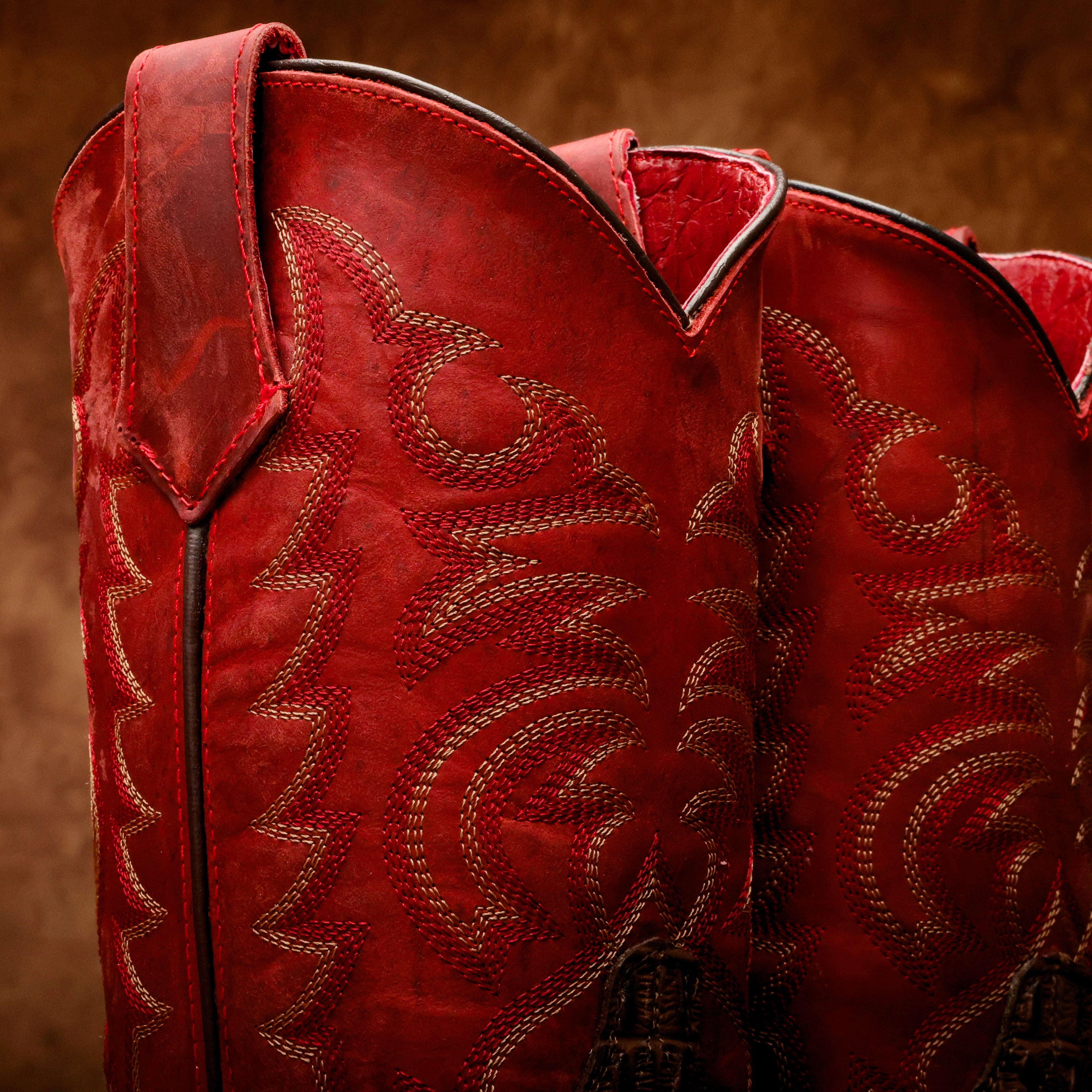 Brown Caiman Hornback Leather Boots With 3D Lightweight Sole - Composite Toe