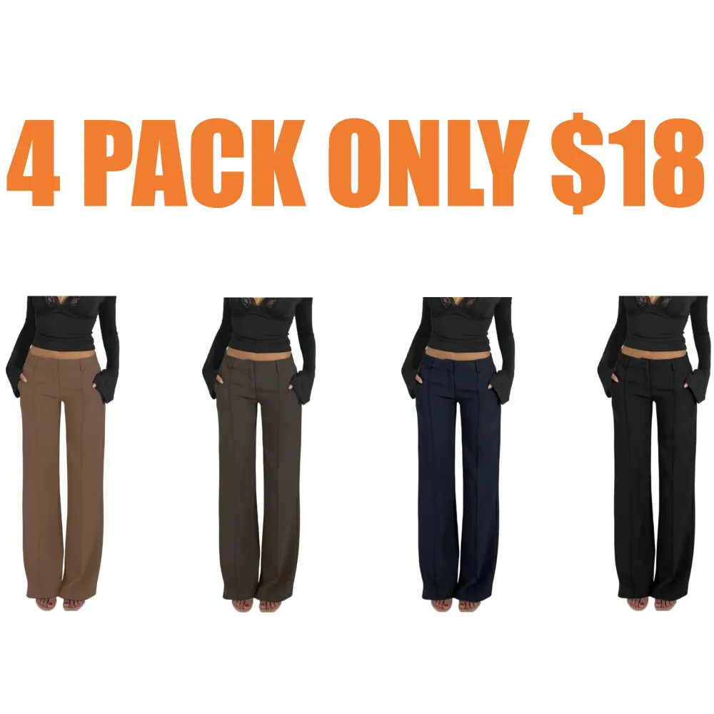 Women's Casual Fashion Suit Pants