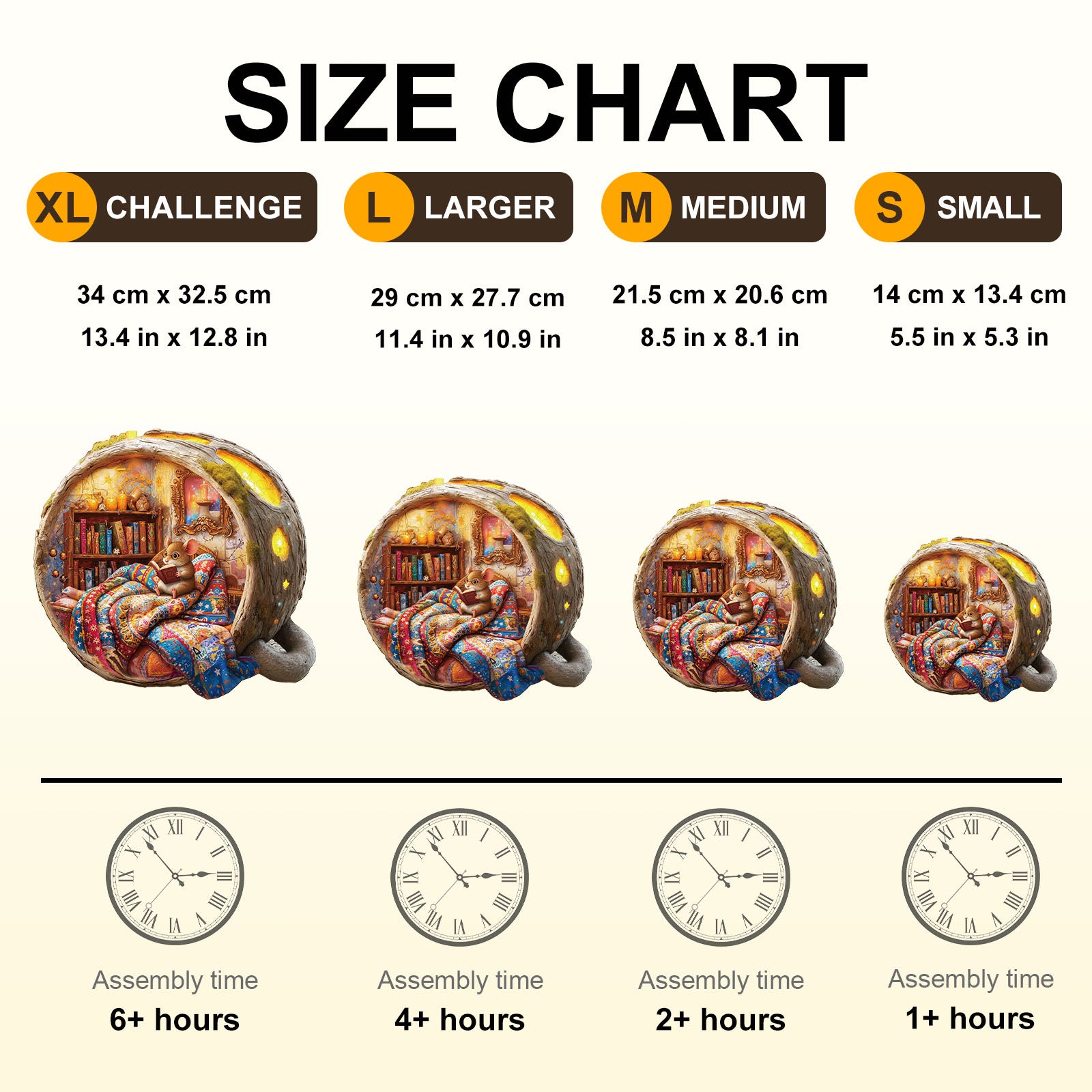 House of Mice Wooden Jigsaw Puzzle