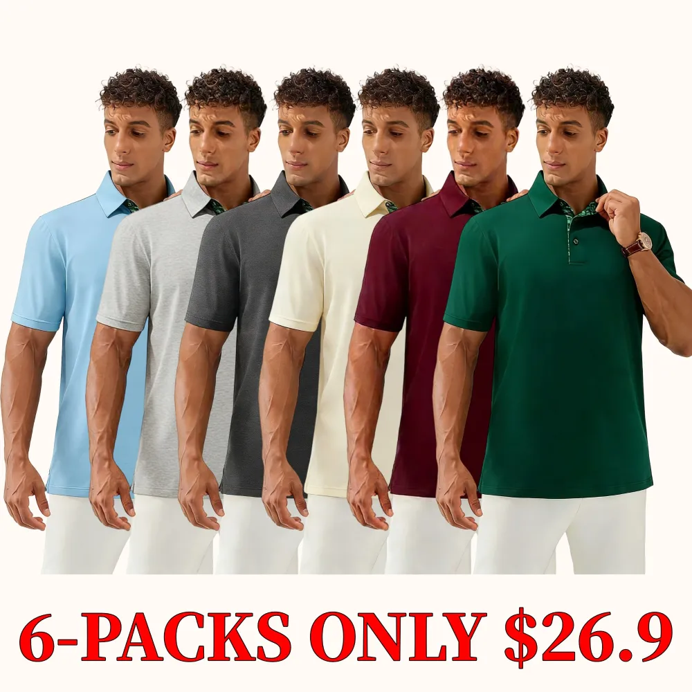 Men's Polo Shirt – Soft and breathable cotton blend fabric