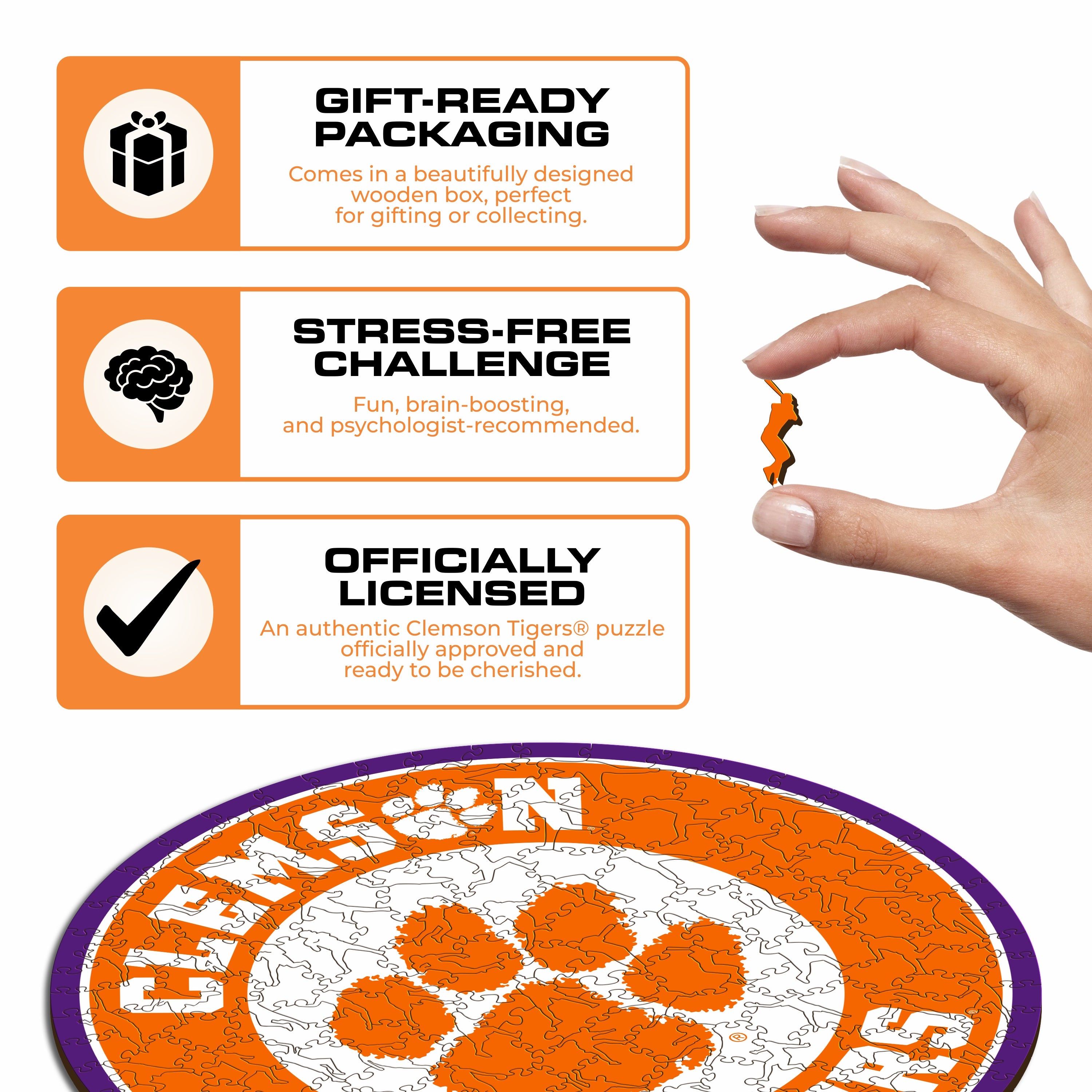 Clemson University - Wooden Puzzle