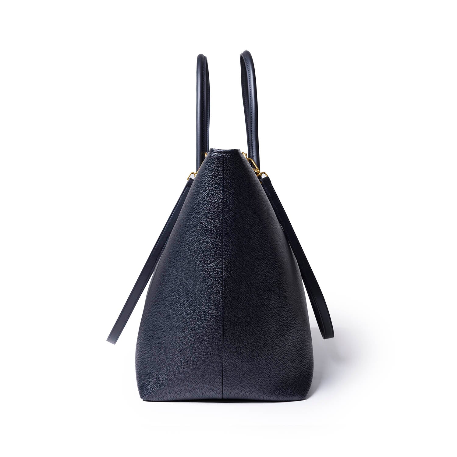 JUMBO PEBBLE TOTE BAG - BLACK