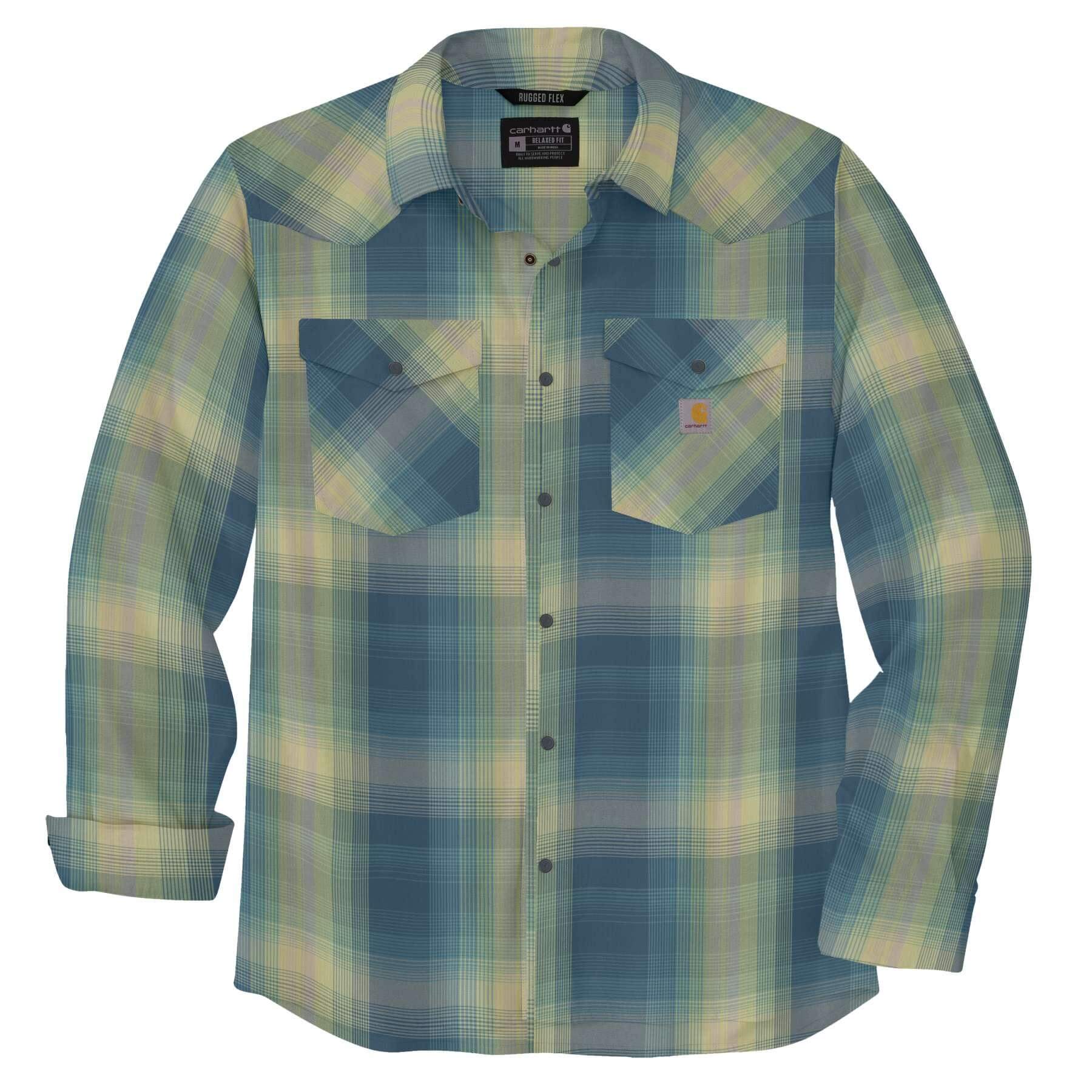 CHT Snap-Front Plaid Shirt 106756