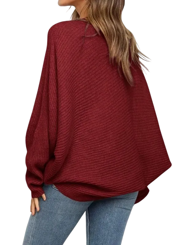 Women's Round Neck Long Sleeve Sweater