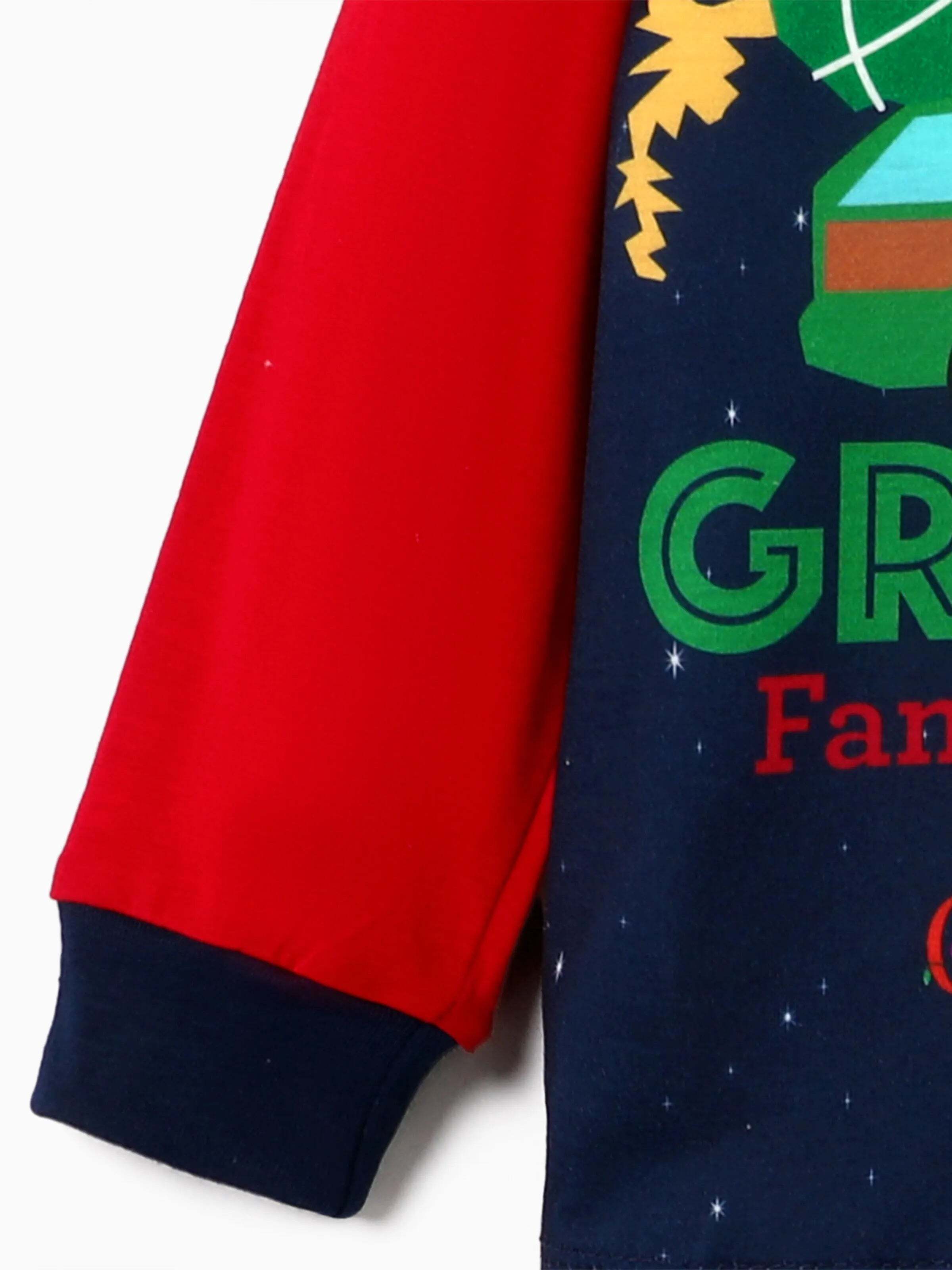 Christmas Vacation Family Matching Character Print Pajamas Sets with Christmas Socks