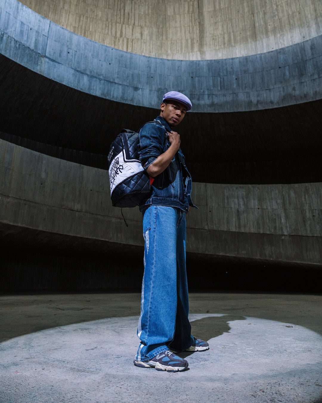 HELLO MY NAME IS 15 YEARS QUILTED BACKPACK (SUPER RARE)