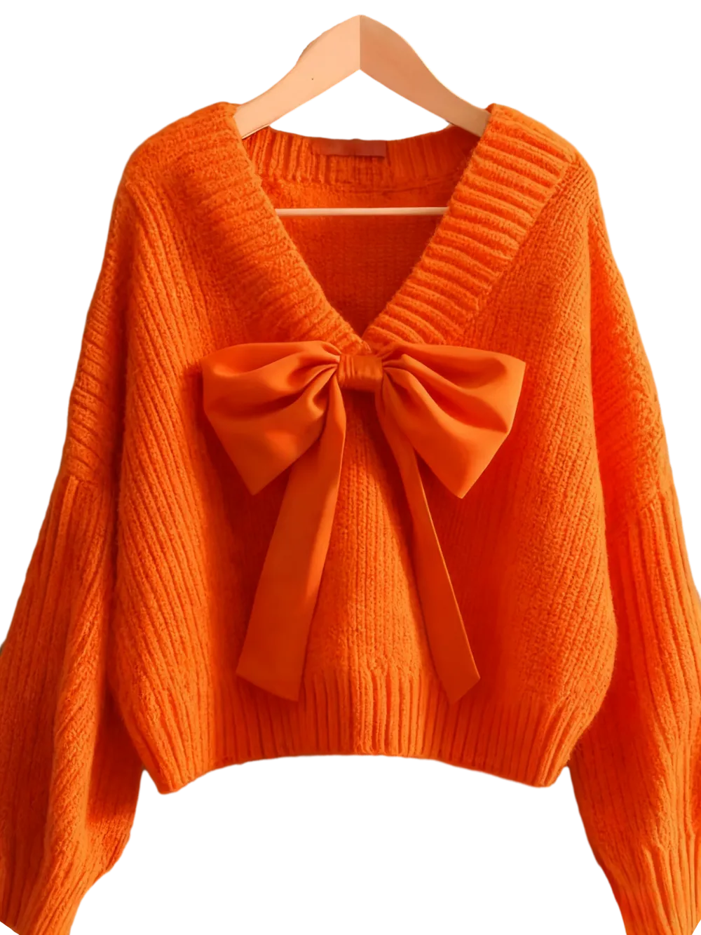 Women's Casual Bow Knit Sweater