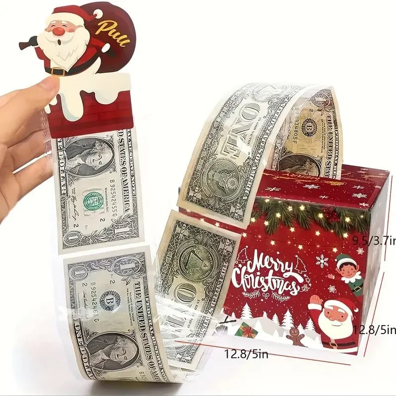 🔥Christmas Themed Surprise Pull Money Box