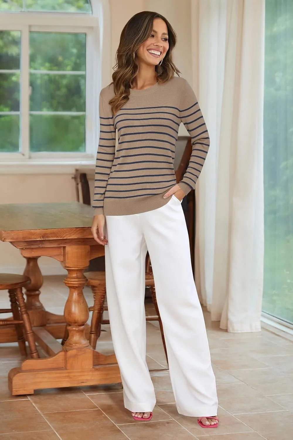 Women Fashion Wool Blend Sweater