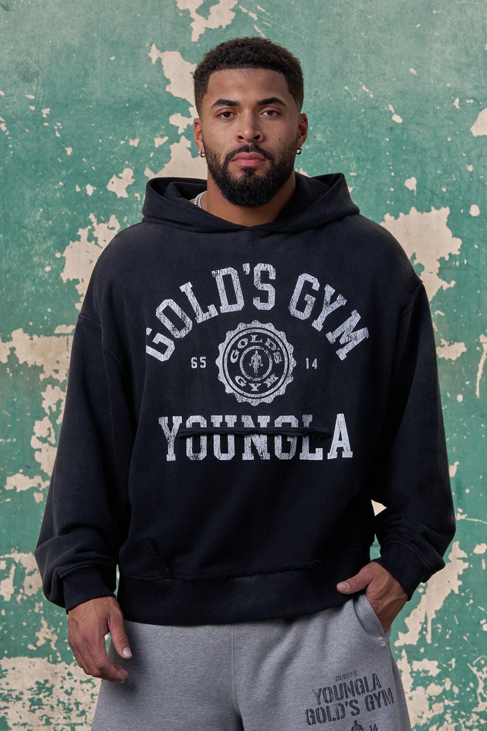 5167 - Gold's Iron Legacy Crest Hoodies
