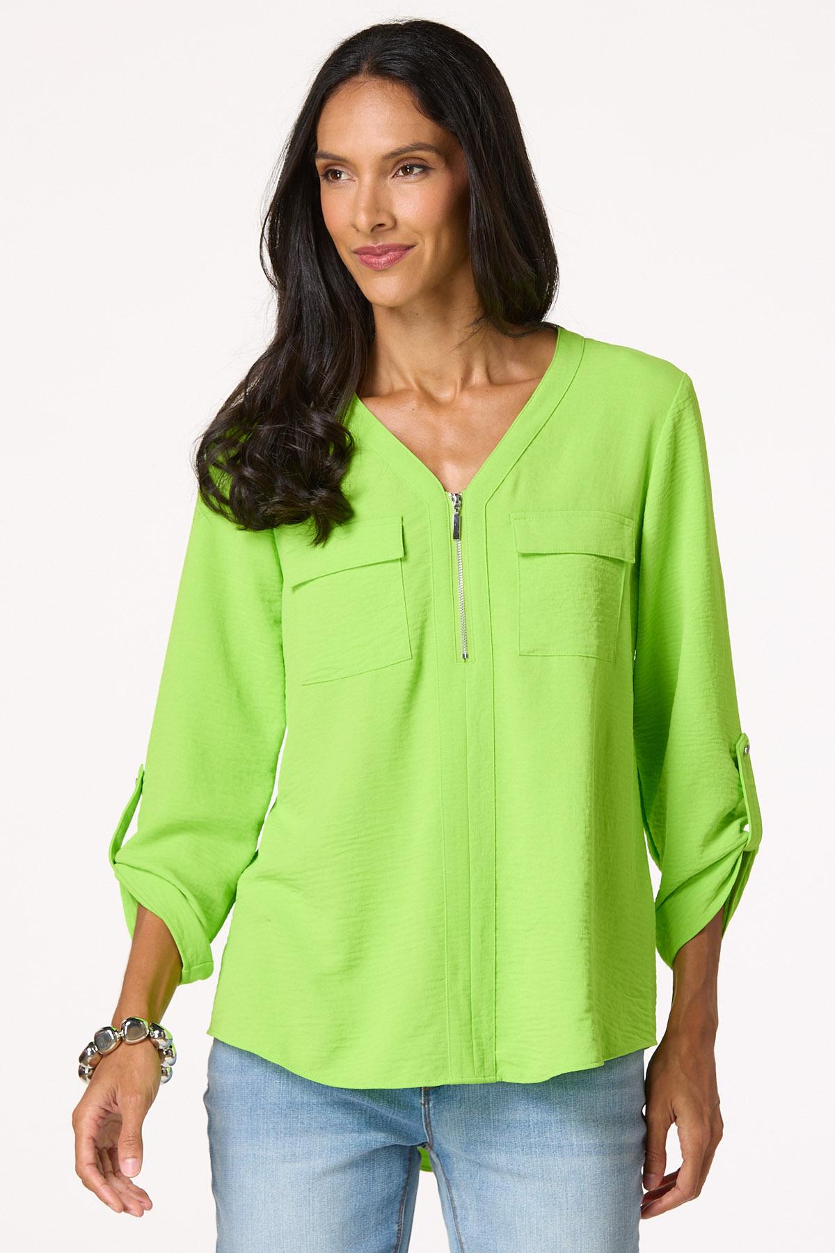 Zip Neck Equipment Top