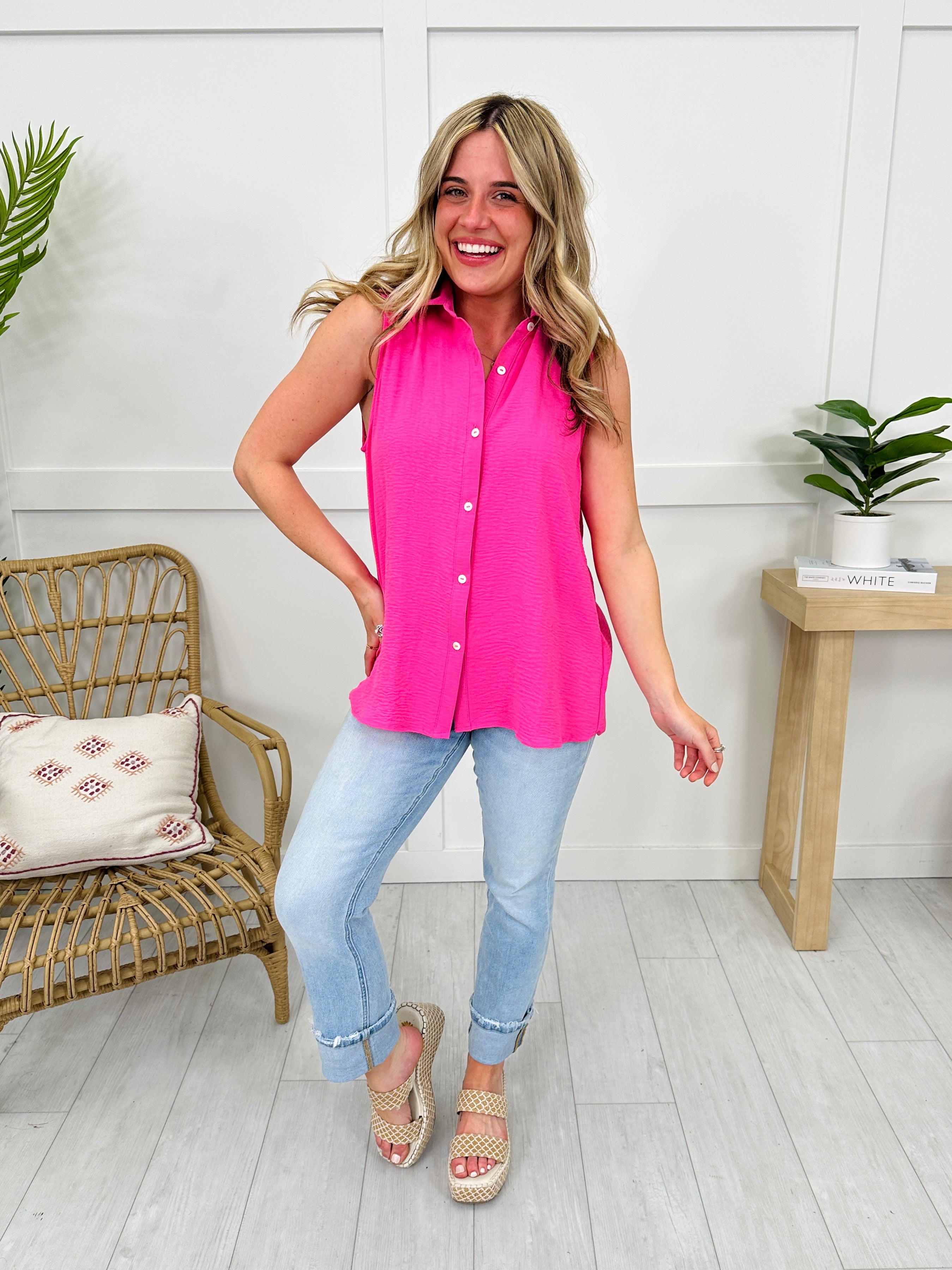 Step Into Summer Tank Top- Multiple Colors!