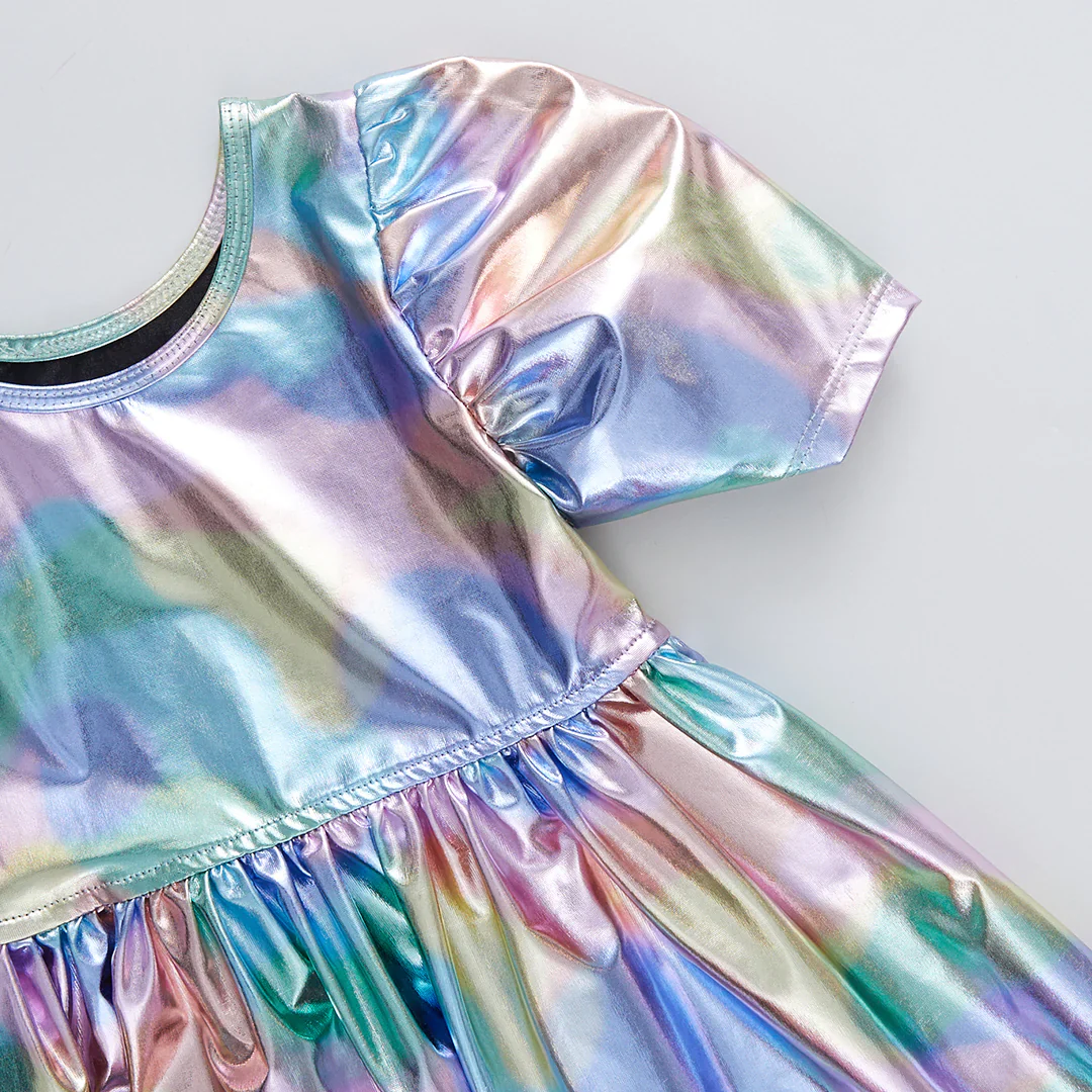 Lame Laurie Dress Cotton Candy