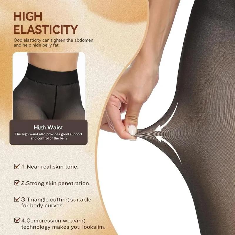 Women’s Sheer Fleece-Lined Tights