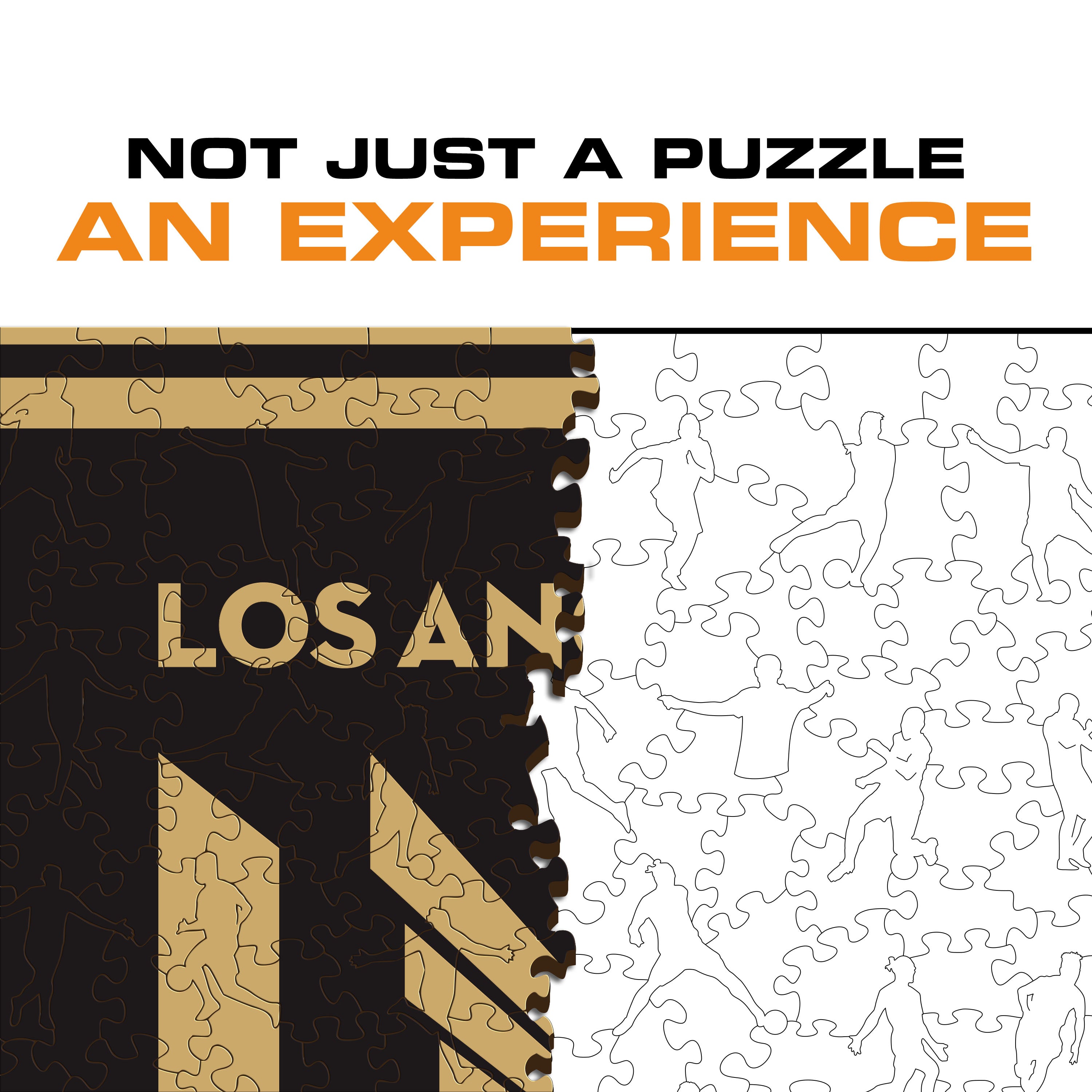 Los Angeles FC® Logo - Wooden Puzzle