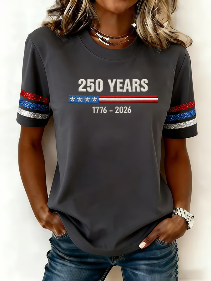 250 Years Semiquincentennial Patriotic Graphic Tee
