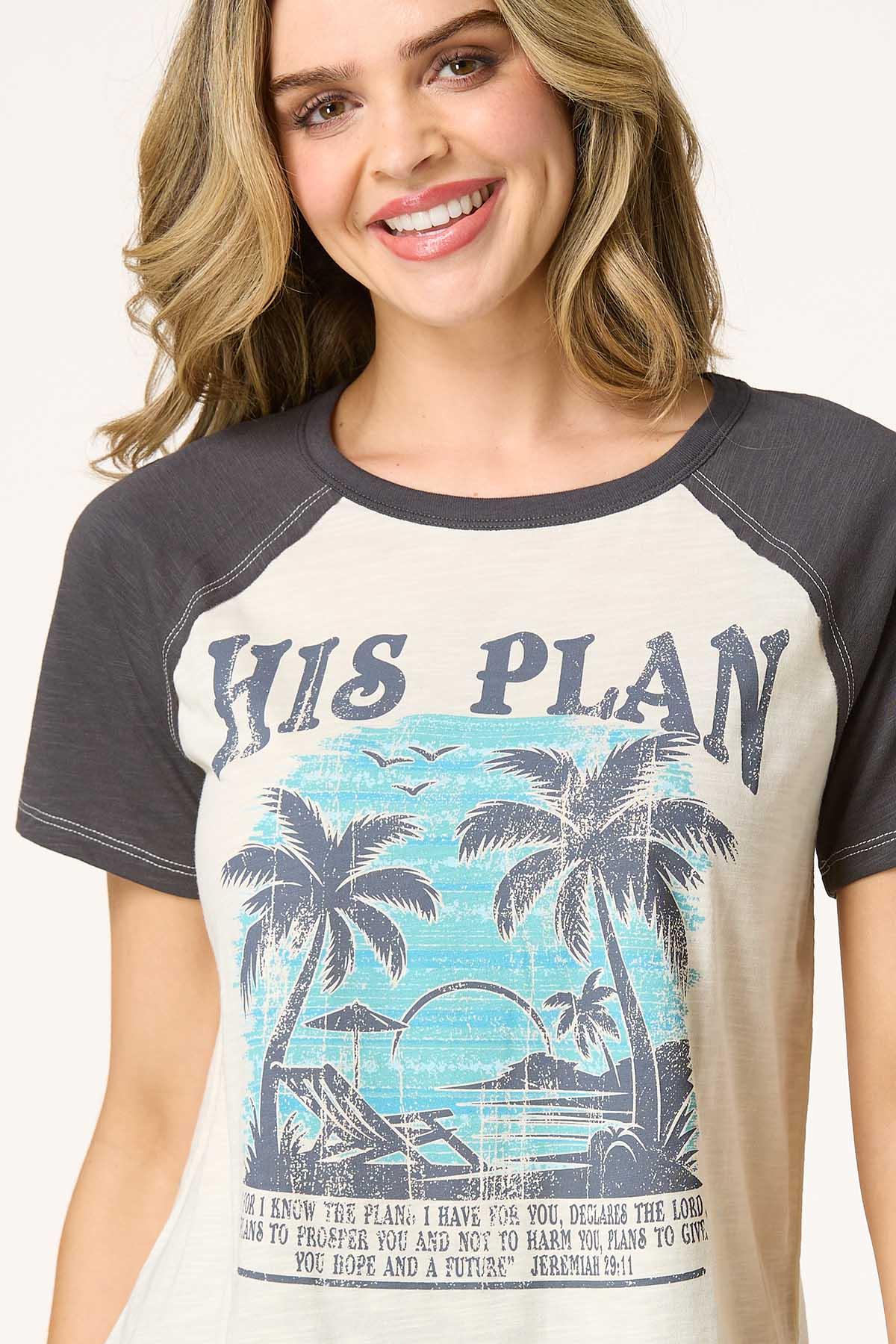 His Plan Baseball Tee