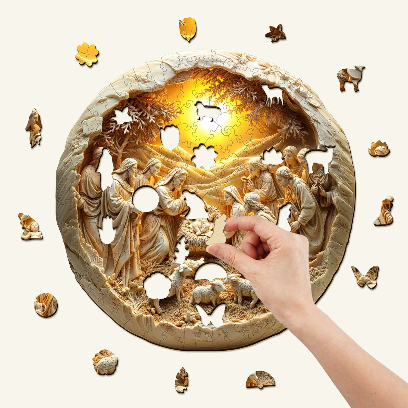 Savior comes Wooden Jigsaw Puzzle