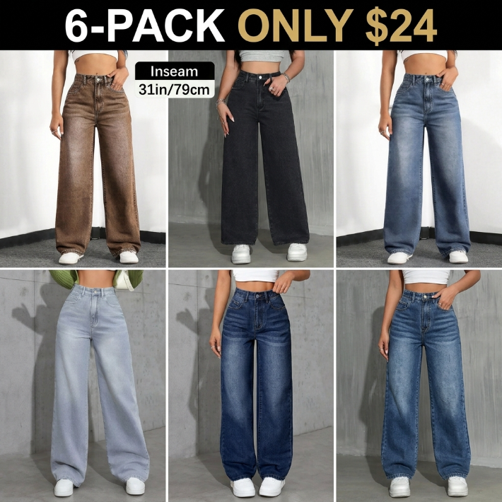 Women’s Comfort Stretch Elastic Waist Denim Jeans