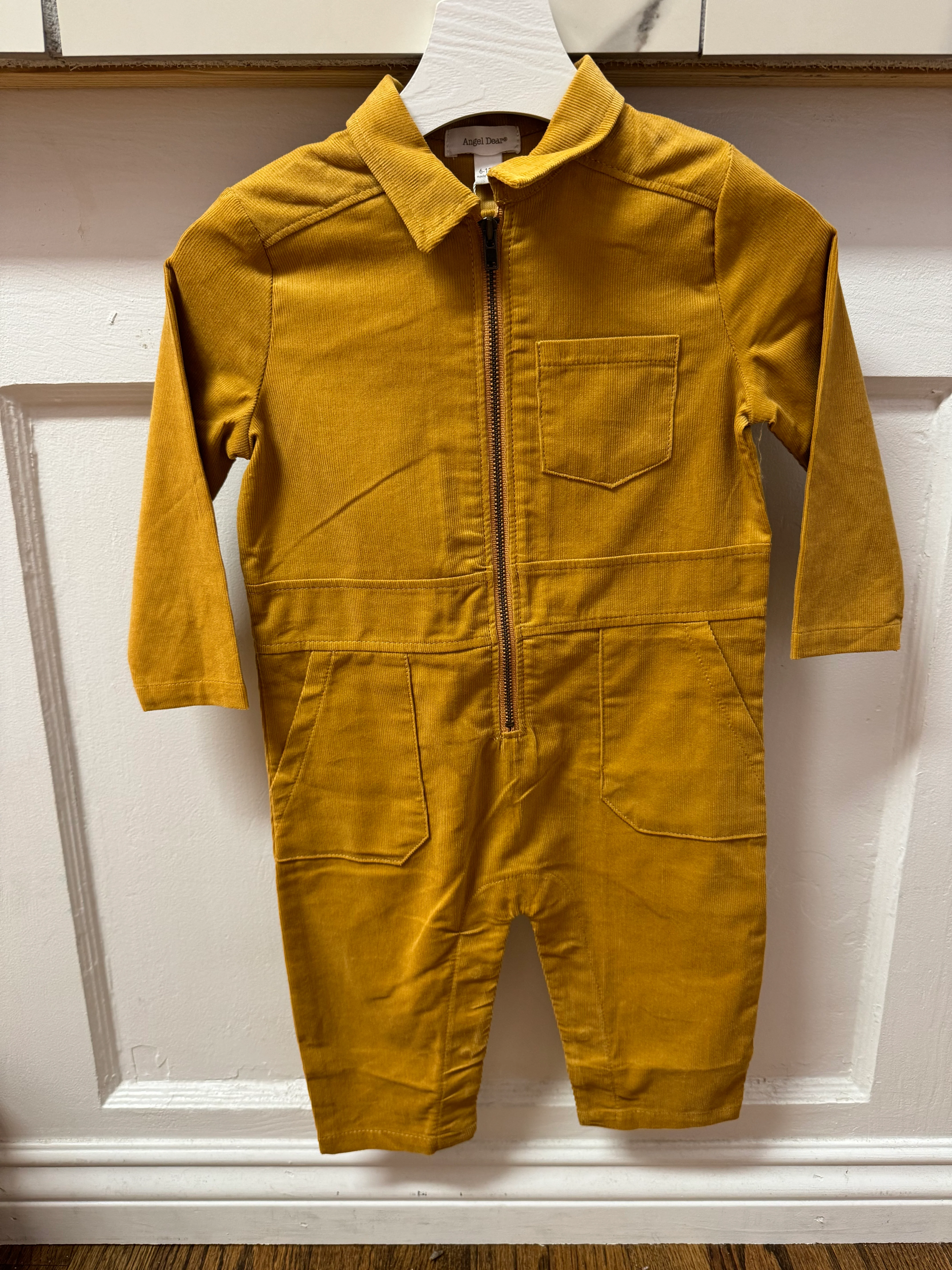 Retro Jumpsuit- Mustard